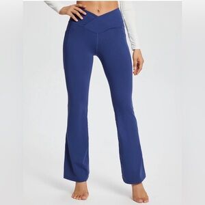 Baleaf Women’s NWT High Waisted Flare Yoga Pants Size S